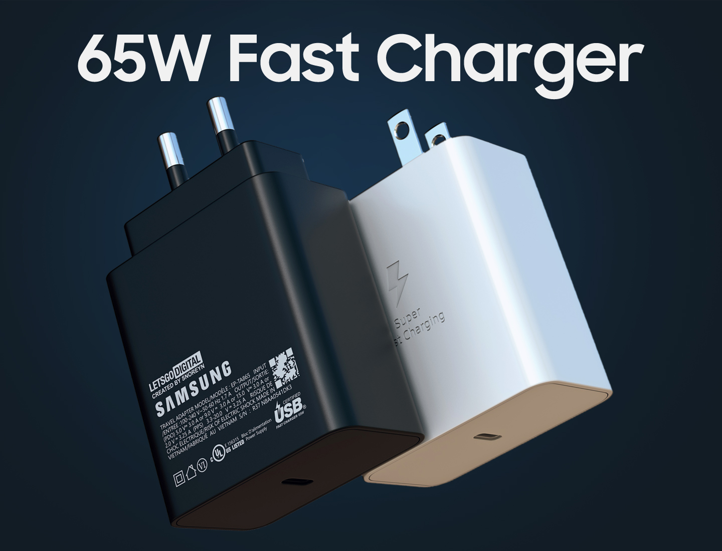 S22 Ultra 65W Charger