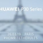 Official release date of Huawei P30