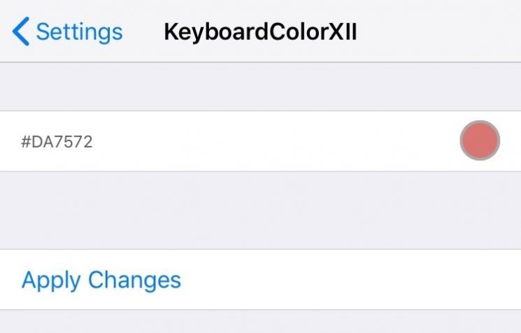 Keyboardcolorxii Tweakでiphoneのキーボードの色を変更する Geek Tech Online
