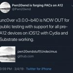 Actualizare Unc0ver v3.0.0 beta 40 lansată cu suport complet pentru iOS 12.0-12.1.2 (cu excepția dispozitivelor A12)