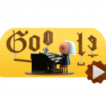 Doodle Google celebrates Johann Sebastian Bach Day