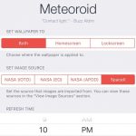 Tweak Meteoroid automatically installs wallpapers from NASA
