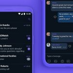 A dark theme also appeared in Viber