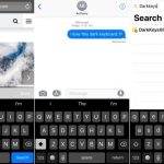 Tweak DarkKeysXII will make your iPhone's keyboard dark