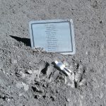 Look at the "Lost Cosmonaut" - a tiny monument on the moon in honor of all the dead conquerors of space