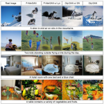 The neural network learned how to create complex images by text description