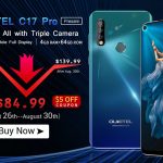 The fashionable OUKITEL C17 Pro went on sale for only $ 84.99