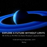 Officiellement: les produits phares Xiaomi Mi 9 Pro et Mi Mix 5G seront présentés le 24 septembre