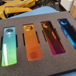 Andy Rubin showed a prototype of the new Essential Phone with a very strange design