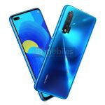 Huawei Nova 6 with a cutout in the screen and EMUI 10 on board appeared in a "live" picture