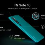 Xiaomi has published the characteristics of the camera of the smartphone Xiaomi Mi Note 10 (aka CC9 Pro)