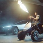 Pickup Tesla Cybertruck starred in rapper Travis Scott video