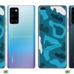 New renders of the flagship Huawei P40 Pro: a rectangular camera and a dual front camera