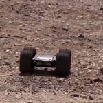 Shows the work of Russian military robots in Syria