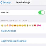 How to add emoji emoticons to favorites on iPhone or iPad [Jailbreak-tweak]