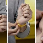 The first smart bracelet from Realme in the photo