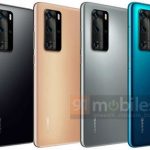 Huawei P40 Pro sur les rendus officiels de la presse: cinq couleurs, un écran «qui fuit» et une caméra quad (mise à jour)