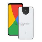 Google Pixel 5 on the new render: white color, triple camera and a reduced top frame