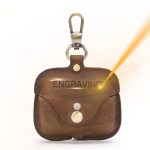 Genuine Leather Case for AirPods Pro with Free Engraving for $ 11