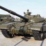 The Russian military rehearsed the battle with the tank armada of the enemy