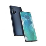 Motorola Edge + at official press releases: a waterfall screen with a hole and a quad camera with a 108 megapixel main sensor