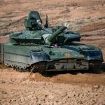 Tests of the Russian T-80BVM tank for the Far North hit the video