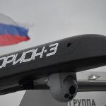 The video showed testing of a Russian strike drone