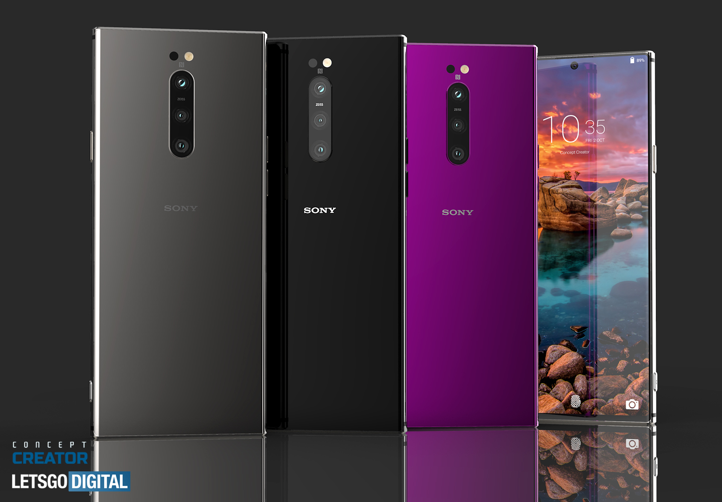 The First Renderings Of Sony Xperia 5 Ii The Contender For The Title Of The Most Compact 5g Smartphone Geek Tech Online