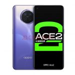 Press renderings of the gaming smartphone OPPO Ace 2: display with a hole and a round camera, like the OnePlus 7T