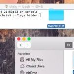 كيفية إخفاء المجلدات والملفات أو إظهار المجلدات والملفات المخفية في MAC OS X