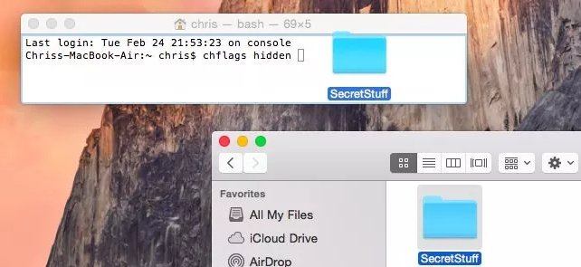 mac show hidden files finder