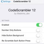 CodeScramber 12 jailbreak tweak shuffles password entry buttons
