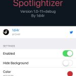 Tweak Spotlightizer customizes Spotlight search interface on iOS devices