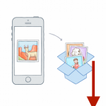 كيفية تفريغ مساحة على iPhone الخاص بك مع Dropbox Carousel