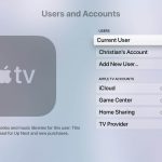 So fügen Sie Benutzer zu Apple TV hinzu und wechseln die Konten