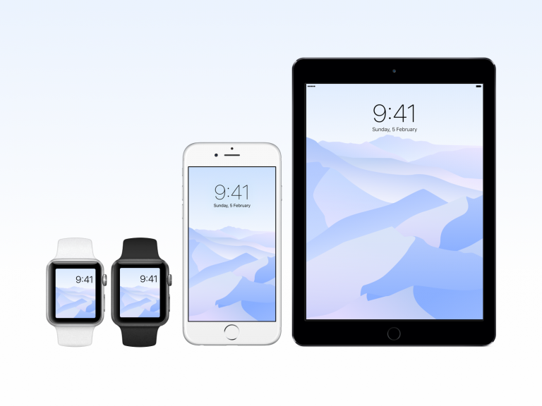 Iphone Ipad Apple Watch Mac用の冬のミニマルな壁紙 Geek Tech Online