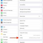 Solution: the device does not see the iOS 11.0.1 update