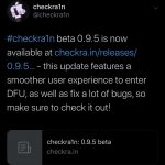 تحديث أداة Checkra1n v0.9.5 مع إصلاح الأخطاء