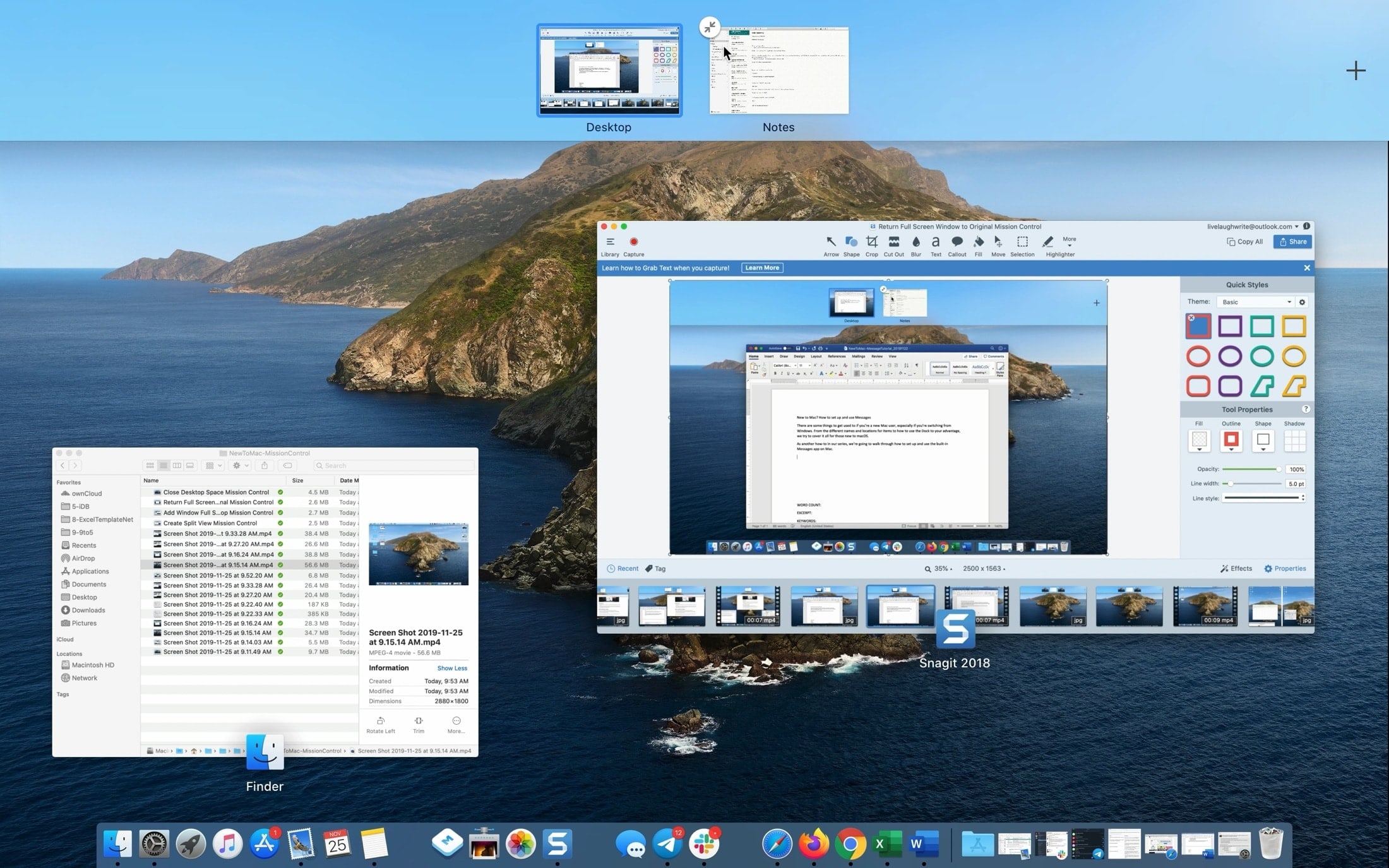 what to use mission control for mac