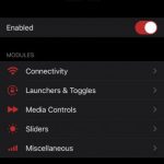 Magma Evo customizes the control center interface on iOS devices