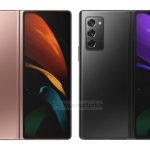 Samsung Galaxy Z Fold 2 5G appears on high-quality press renders: triple camera, two colors and two displays with holes