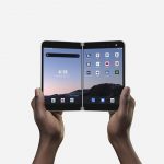 Microsoft's new foldable smartphone showed on video