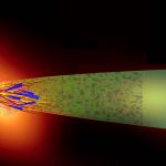 Astronomers see how a black hole emits flickering gamma rays
