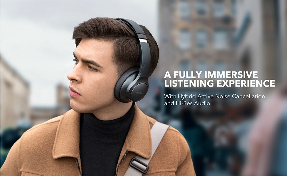 وابل بحاجة إلى مضحك  Anker Soundcore Life Q20: $ 50 Active Noise Canceling Hybrid Headphones -  Geek Tech Online