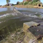 Shown underwater driving of Russian tanks