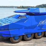 Introduced a hybrid combat vehicle accelerating to 100 km / h
