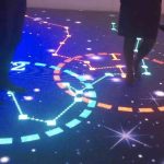 China has developed an interactive "living" floor for apartments