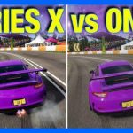 Forza car simulator graphics compared on two generations of Xbox