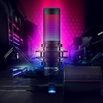 HyperX QuadCast S: USB streamer microphone with dynamic RGB lighting effects