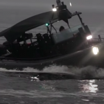 The capabilities of the Kalashnikov combat boats are shown